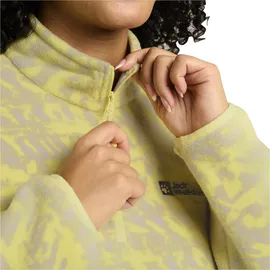 Jack Wolfskin Damen, Gr. M lemon ice, Obermaterial: 100% Polyester, Pullover,