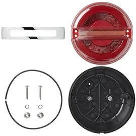 PRO PLUS Rückleuchte 12/24V 3 Funktionen mit Blinklicht, LED, Ø140mm
