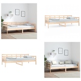 vidaXL Tagesbett Massivholz Kiefer 90x200 cm - Tagesbett - Tagesbetten - Tagesbett Holz - Tagesbett Massivholz - Braun