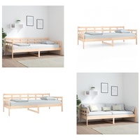 vidaXL Tagesbett Massivholz Kiefer 90x200 cm - Tagesbett - Tagesbetten - Tagesbett Holz - Tagesbett Massivholz