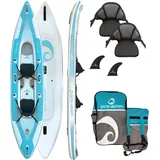 Spinera Adriatic | Dropstich Kayak | für 2 Pers | 426x92x20cm | Set | weiß|blau No Size