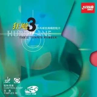 DHS Belag Neo Hurricane 3 Mid 39 ° rot 2,15 - rot 2,15