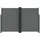 furnicato Seitenmarkise 160 x 600 cm Anthrazit Polyester