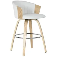 Home esprit Hocker Home ESPRIT Weiß Holz 58 x