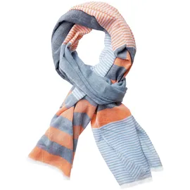 Camp David Herren, Webschal mit Streifenmuster Orange