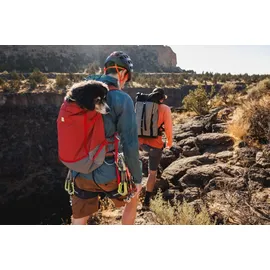 Ruffwear Hitch Hiker Hundegeschirr inkl. Rucksack (Größe XS, rot)