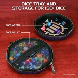 enhance gaming Enhance Tabletop Collector's Edition Dice Case Purple Dragon Scales