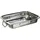 Ibili 651425 Bräter mit Griffen aus Edelstahl, Silber, 25 x 19 x 5.5 cm