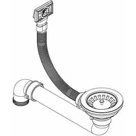 vidaXL Granitspüle Einzelbecken Oval Grau -