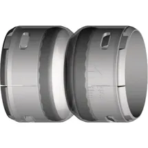 WOLF-Garten Wolf Verbindungsstück DN60, Kupplung für 2 flexible Rohre