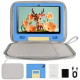 BUFO 10 Zoll Dual-Kamera 8+5MP Wi-FI 6/BT 5.3 Elternkontrolle Kinder Tablet (128 GB) blau|grau