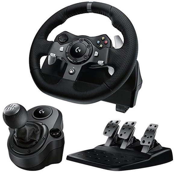 G920 Driving Force + Driving Force Shifter Bundle - Wheel, gamepad and pedals set - Microsoft Xbox One