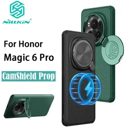 Für Honor Magic 6 Pro Handyhülle Nillkin CamShield Prop Magnetische Hartschale aus PC + TPU, stoßfeste Rückseite