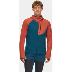 Fleecejacke Bergwandern Herren Alpinus Naryn orange|orange|BLAU XL