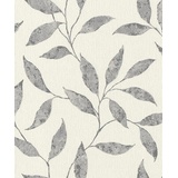 Rasch Textil Rasch Vliestapete (Botanical) Grau beige 10,05 m x 0,53 m Tapetenwechsel II 651249