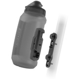 Fidlock Trinkflasche mit Bike Base Twist bottle 750 Compact + Twist Halterung, 0,75 - grau