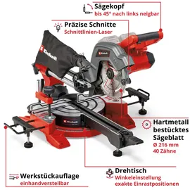 Einhell TE-SM 36/8 L Li-Solo inkl. Sägeblatt