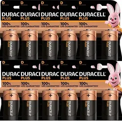 Duracell Plus Mono D LR20 Alkaline Batterie - 20er Verpackung