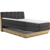 Home Affaire »Naome« Boxspringbett, Inklusive Topper schwarz