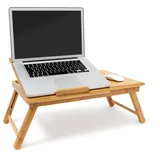 Betttablett mit leseklappe Laptop Tisch höhenverstellbar Klappbarer Laptoptisch