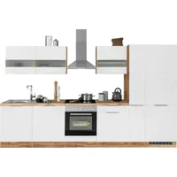 kochstation Küchenzeile KS-Luhe 330 cm weiß