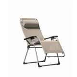 Fiam Garten-Relaxsessel, Taupe, Metall, Kunststoff, Textil, 70x136x86 cm, wetterfest, UV-beständig, Gartenmöbel, Liegestühle