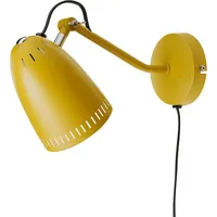 Superliving Wandlampe Metall "Dynamo" matt senfgelb (E14)