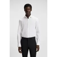 Hugo Herren Hemd weiß Slim Fit, weiß, NOS
