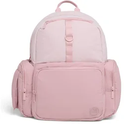 Wickeltasche HUGGIES BABYWEAR, Baby, rosa (bridal rose), Canvas, Nylon, mehrfarbig, Taschen, inklusive Wickelunterlage, ohne abgebildete Accessories
