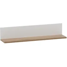 Schildmeyer Wandregal 80 x 15,7 x 17,3 cm Weiß Eiche