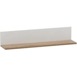 Schildmeyer Wandregal 80 x 15,7 x 17,3 cm Weiß Eiche