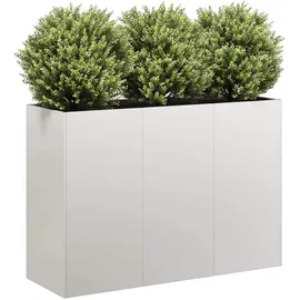 vidaXL Pflanzkübel 280 x 80 x 40 cm Weiß