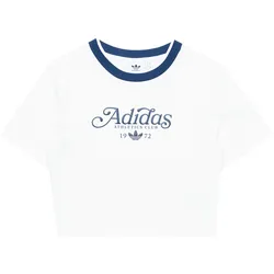 Adidas Originals WMNS BABY TEE GRX - Weiss - XS