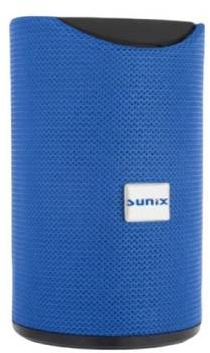 Sunix Tragbarer Bluetooth Speaker Lautsprecher 360 Stereo Surround Aux Lange Laufzeit blau