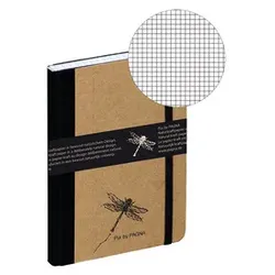 PAGNA Notizbuch A6 Pur kariert natur 26057-11