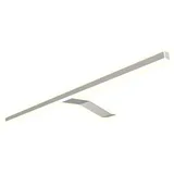 Kalb Material Für Möbel LED Kleiderschrankleuchte Aufbauleuchte Schrankbeleuchtung 1-4er SET chrom / silbergrau 600mm, Auswahl:1er Set warmweiss, Oberfläche:silbergrau