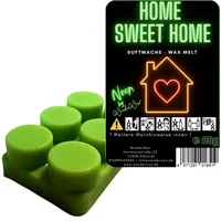 WonderWax Duftwachs WonderWax® Neon Duftriegel 6 x Duftwachs Kreise (Home Sweet Home), Duftrichtung: Home Sweet Home