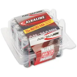 Ansmann Alkaline Batterien Micro AAA 1.5V [20er Pack]