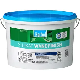 Herbol Silikat Wandfinish Weiß matt 12,5 l