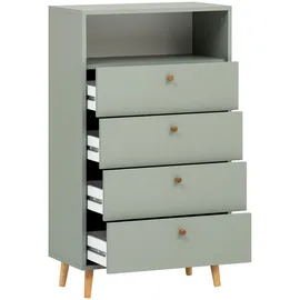 Schildmeyer Highboard Bjarne 60,2 x 104,4 x 33 cm Pistazie