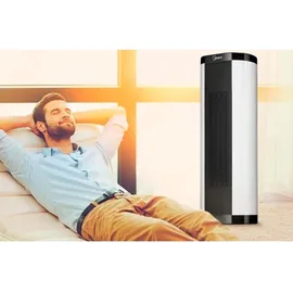 Midea NTH20-17BR 2000 W Weiß/Schwarz