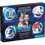 CLEMENTONI Ehrlich Brothers Secrets of Magic Zauberkasten für Kinder ab 7 Jahren - Magisches Equipment für 30 verblüffende Zaubertricks inkl. 3D Erklärvideos 59312