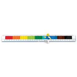 LEGO® Lineal zum Selberbauen mit Legofigur
