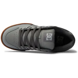 DC Shoes Pure Herren low Top Sneaker mit Mesh-Innenmaterial Echtleder-Schuhe 300660 Grau - 42