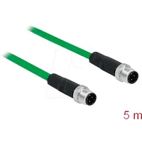 DeLock - Netzwerkkabel M12 (4-polig) m bis M12 (4-polig)