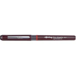 rotring Tikky Graphic Faserschreiber, Strichstärke 0,2 mm