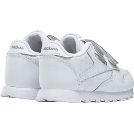 Reebok Classics Leather 2v Velcro Babyschuhe - White / Carbon / Vector Blue, 22.5 EU