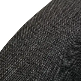 Livora Ecksofa Polyester 2-Sitzer Dunkelgrau