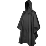 Trekmates Tour Poncho - Black - One Size