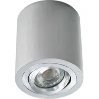Heitronic Aufbaustrahler ADL9001 Aluminium gebürstet rund schwenkbar GU10 LED